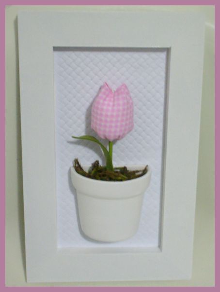 Quadro com uma tulipa