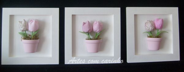 Trio de quadros